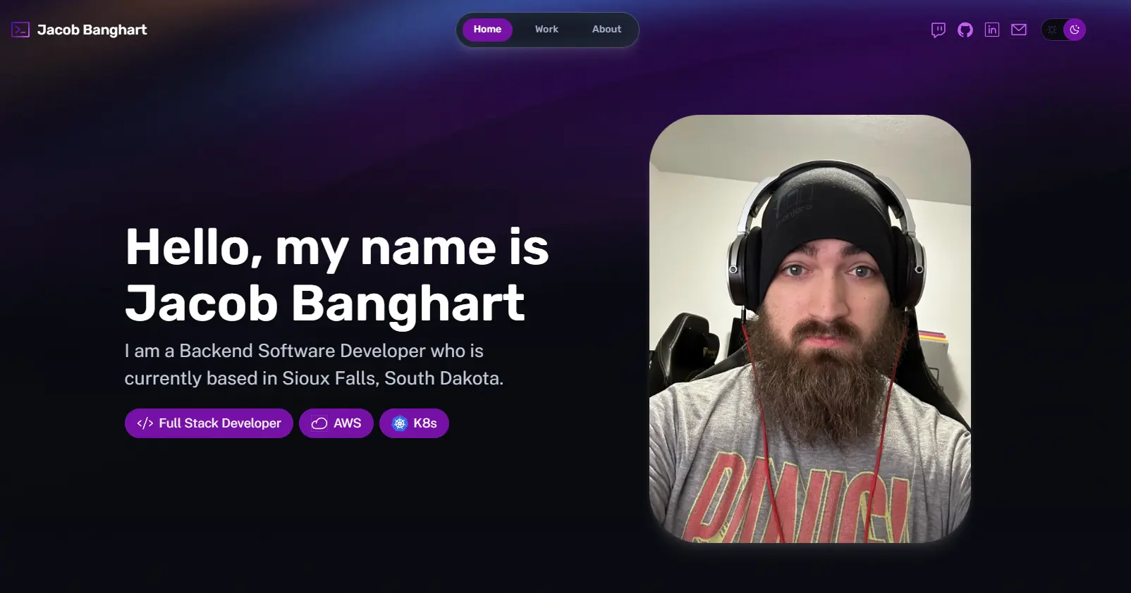 An image of the current site